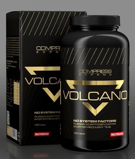 Compress Volcano, 120 ml, Nutrend. Pre Workout. Energy & Endurance 