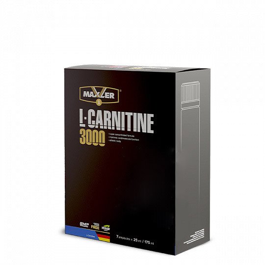 L-карнитин Maxler L-Carnitine 3000 Shots 7 x 25ml Клубника киви,  мл, Maxler. L-карнитин. Снижение веса Поддержание здоровья Детоксикация Стрессоустойчивость Снижение холестерина Антиоксидантные свойства 
