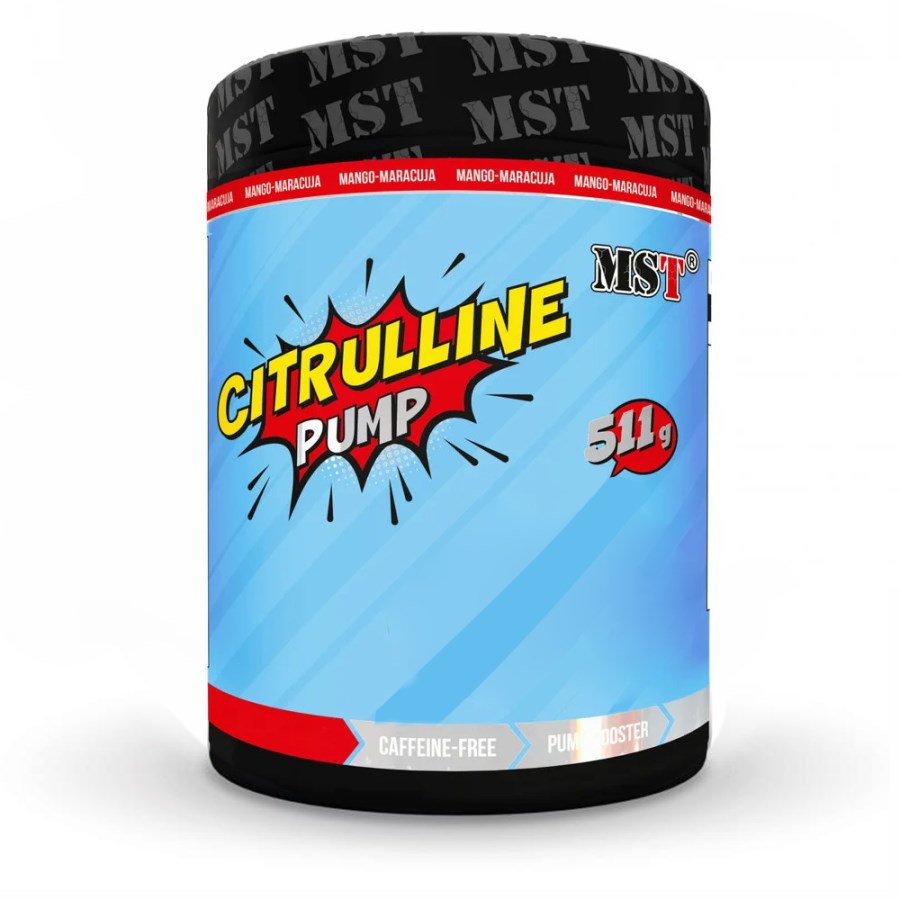 Аминокислота MST Citrulline Pump, 511 грамм Клубника-киви,  мл, MST Nutrition. Аминокислоты. 