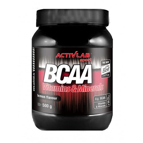BCAA Vitamins & Minerals, 500 г, ActivLab. BCAA. Снижение веса Восстановление Антикатаболические свойства Сухая мышечная масса 