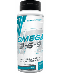 Omega 3-6-9, 120 шт, Trec Nutrition. Комплекс жирных кислот. Поддержание здоровья 