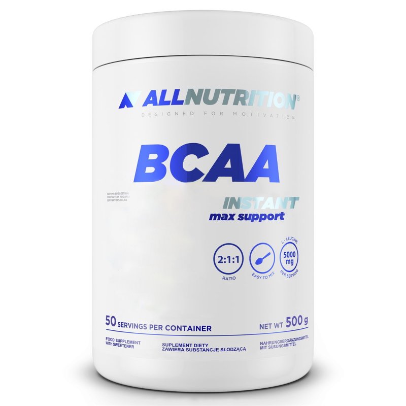 BCAA AllNutrition BCAA Max Support Instant, 500 грамм Малина,  ml, AllNutrition. BCAA. Weight Loss recovery Anti-catabolic properties Lean muscle mass 
