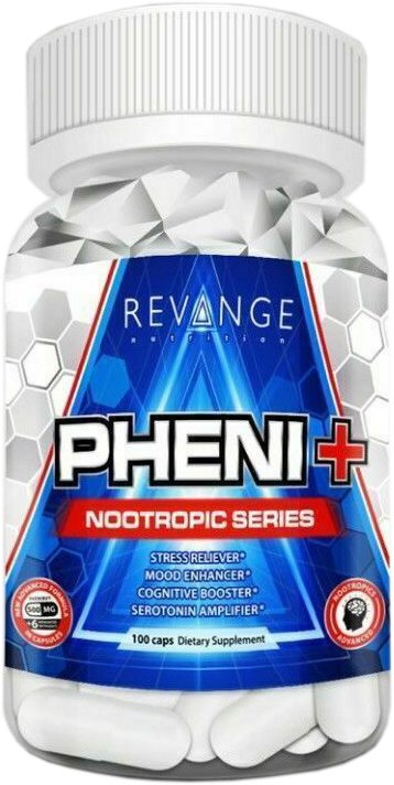 REVANGE  PHENI+ 100 шт. / 100 servings,  мл, Revange. Ноотроп. 