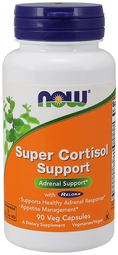 Super Cortisol Support, 90 шт, Now. Спец препараты. 