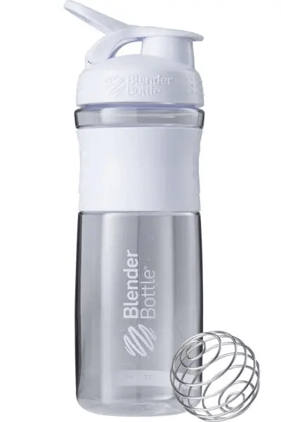 BlenderBottle Шейкер BlenderBottle SportMixer 28 oz / 820 ml White, , 820 мл