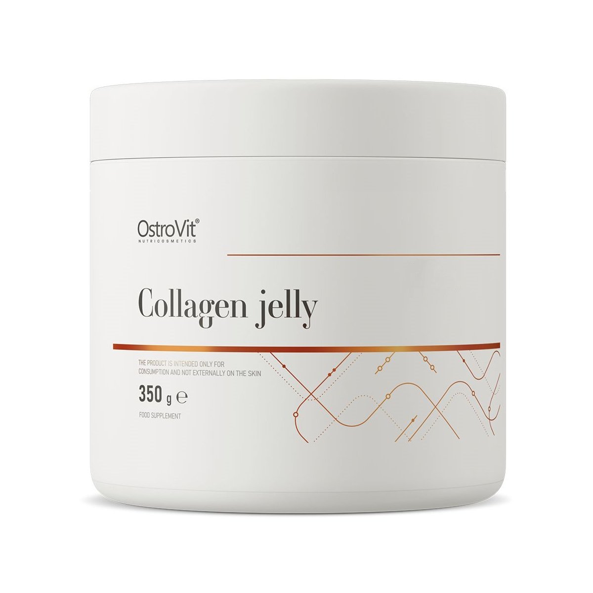 Препарат для суставов и связок OstroVit Collagen Jelly, 350 грамм Зеленое яблоко,  ml, OstroVit. For joints and ligaments. General Health Ligament and Joint strengthening 