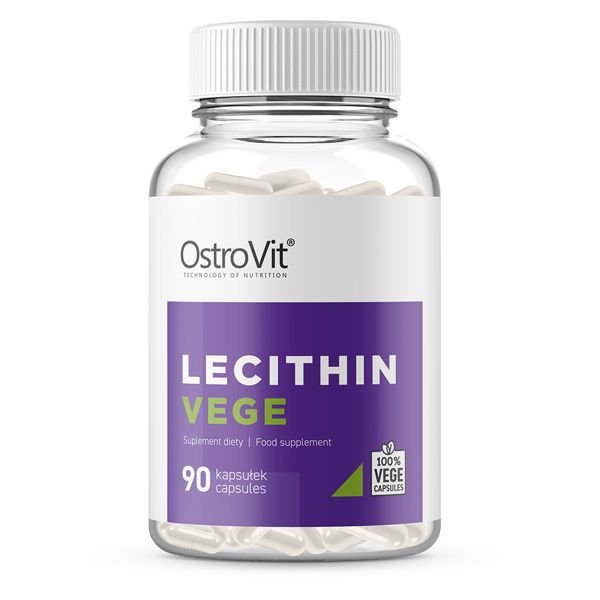 Натуральная добавка OstroVit Vege Lecithin, 90 вегакапсул,  мл, OstroVit. Hатуральные продукты. Поддержание здоровья 