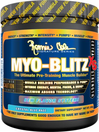 Myo-Blitz XS, 240 g, Ronnie Coleman. Pre Workout. Energy & Endurance 