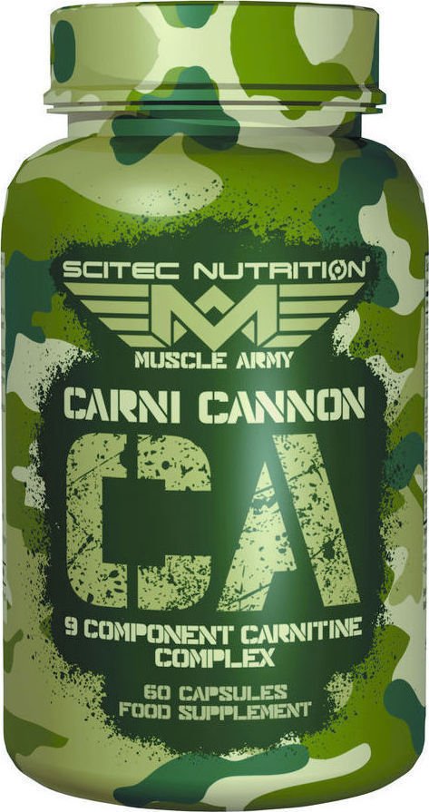 Carni Cannon, 60 piezas, Scitec Nutrition. Quemador de grasa. Weight Loss Fat burning 