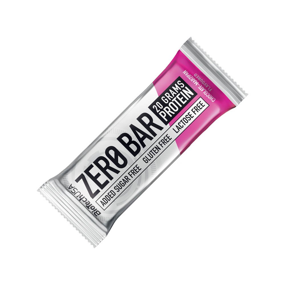 Батончик BioTech Zero Bar, 50 грамм Шоколад-марципан СРОК 08.20,  мл, BioTech. Батончик. 