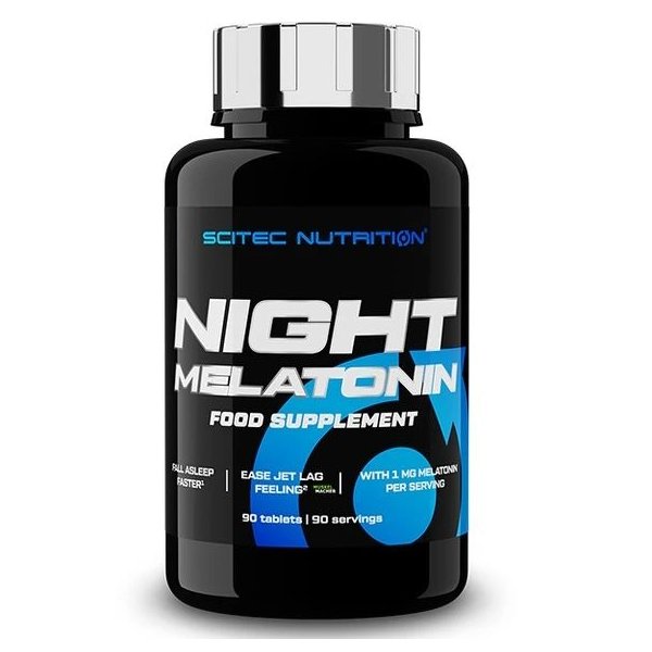 Натуральная добавка Scitec Night Melatonin, 90 таблеток,  мл, Scitec Nutrition. Hатуральные продукты. Поддержание здоровья 