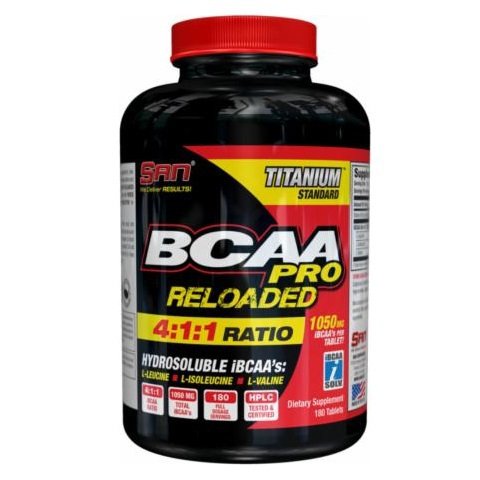 BCAA Pro Reloaded, 180 шт, San. BCAA. Снижение веса Восстановление Антикатаболические свойства Сухая мышечная масса 
