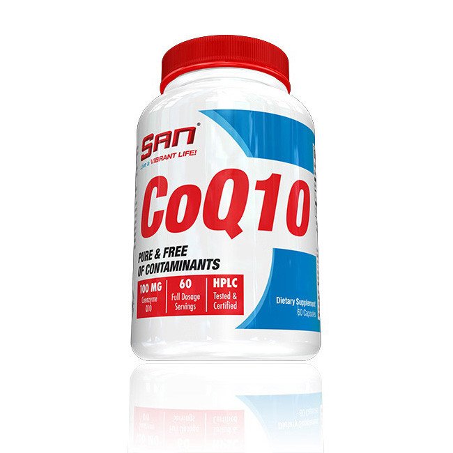 Коэнзим Q10 SAN CoQ 10 (60 капс) сан,  ml, San. Coenzym Q10. General Health Antioxidant properties CVD Prevention Exercise tolerance 