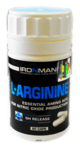 L-аргинин, 60 piezas, Ironman. Arginina. recuperación Immunity enhancement Muscle pumping Antioxidant properties Lowering cholesterol Nitric oxide donor 