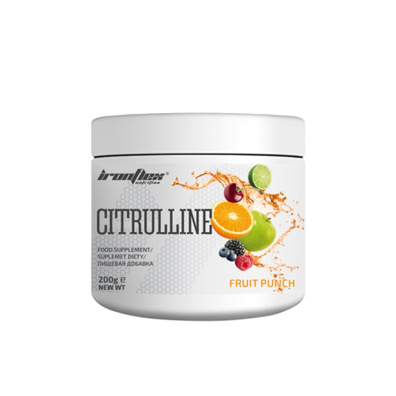 IronFlex Л-Цитрулін IronFlex Citrulline 200 грам Фруктовий пунш, , 