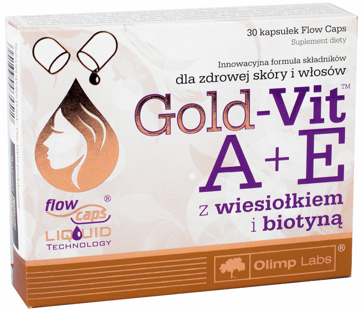 Gold-Vit A + E, 30 pcs, Olimp Labs. Vitamin Mineral Complex. General Health Immunity enhancement 