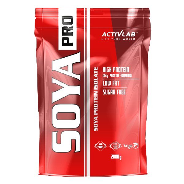 Протеин Activlab Soya Pro, 2 кг Клубника,  мл, ActivLab. Протеин. Набор массы Восстановление Антикатаболические свойства 