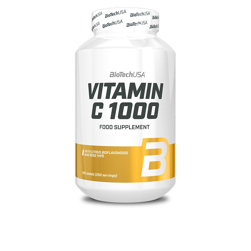 Витамины и минералы BioTech Vitamin C 1000, 250 таблеток,  мл, BioTech. Витамины и минералы. Поддержание здоровья Укрепление иммунитета 