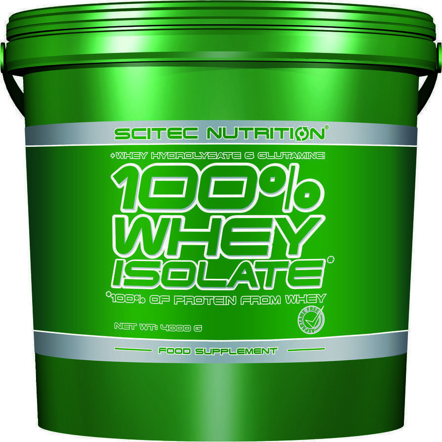 100% Whey Isolate, 4000 g, Scitec Nutrition. Suero aislado. Lean muscle mass Weight Loss recuperación Anti-catabolic properties 