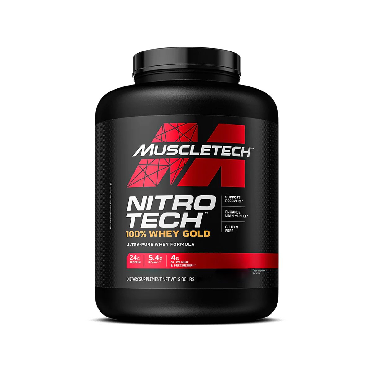 MuscleTech Протеин Muscletech Nitro Tech 100% Whey Gold, 2.27 кг Двойной шоколад, , 2270 грамм
