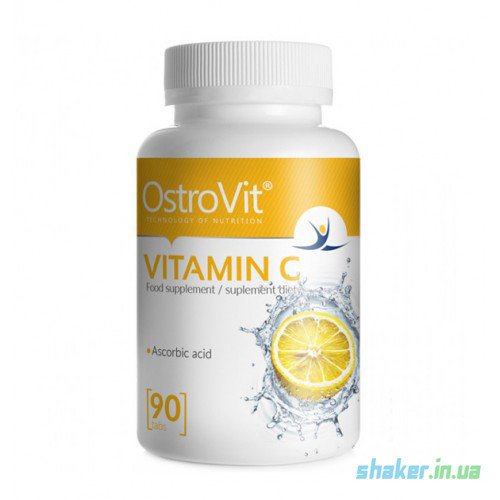 Витамин C OstroVit Vitamin C (90 таб) островит,  мл, OstroVit. Витамин C. Поддержание здоровья Укрепление иммунитета 