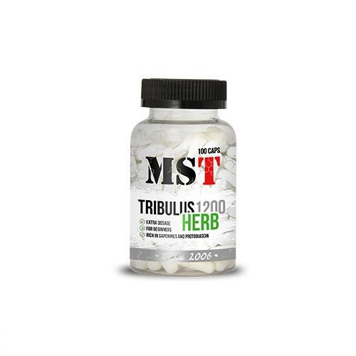 Трибулус террестрис MST Tribulus 1200 HERB (90 капс) мст,  мл, MST Nutrition. Трибулус. Поддержание здоровья Повышение либидо Повышение тестостерона Aнаболические свойства 