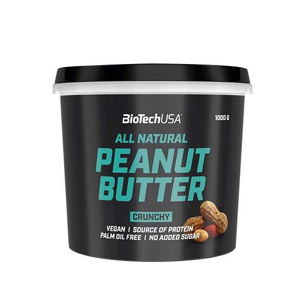BioTech Заменитель питания BioTech Peanut Butter, 1 кг - Crunchy, , 1000 