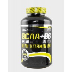 BCAA+B6, 340 pcs, BioTech. BCAA. Weight Loss recovery Anti-catabolic properties Lean muscle mass 