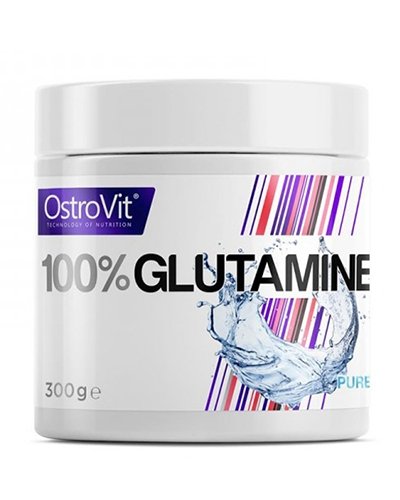 100% Glutamine, 300 г, OstroVit. Глютамин. Набор массы Восстановление Антикатаболические свойства 