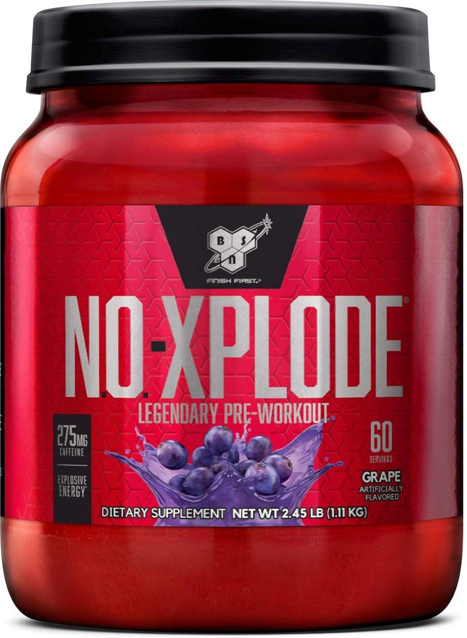Предтреник BSN NO Xplode (1,11 кг) бсн но эксплод grape,  ml, BSN. Pre Workout. Energy & Endurance 