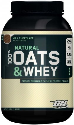 100% Natural Oats Whey, 1363 г, Optimum Nutrition. Комплексный протеин. 
