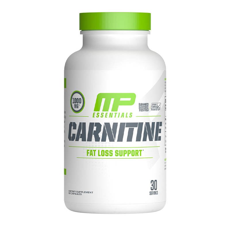 Muscle Care Жиросжигатель MusclePharm Essentials Carnitine, 60 капсул , , 
