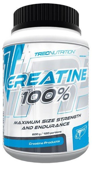 Creatine 100%, 600 g, Trec Nutrition. Creatine monohydrate. Mass Gain Energy & Endurance Strength enhancement 
