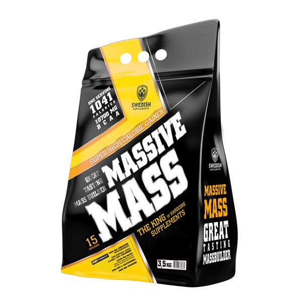 Гейнер Swedish Massive Mass, 3.5 кг Ваниль,  ml, Swedish Supplements. Gainer. Mass Gain Energy & Endurance recovery 