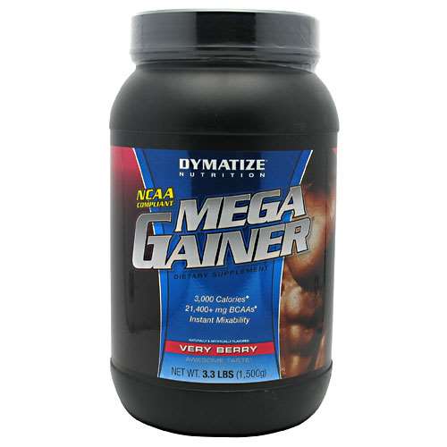 Mega Gainer, 1500 g, Dymatize Nutrition. Ganadores. Mass Gain Energy & Endurance recuperación 