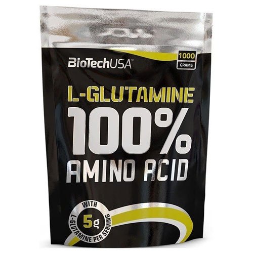 BioTech 100% L-Glutamine 1 кг Без вкуса,  ml, BioTech. Glutamine. Mass Gain recovery Anti-catabolic properties 