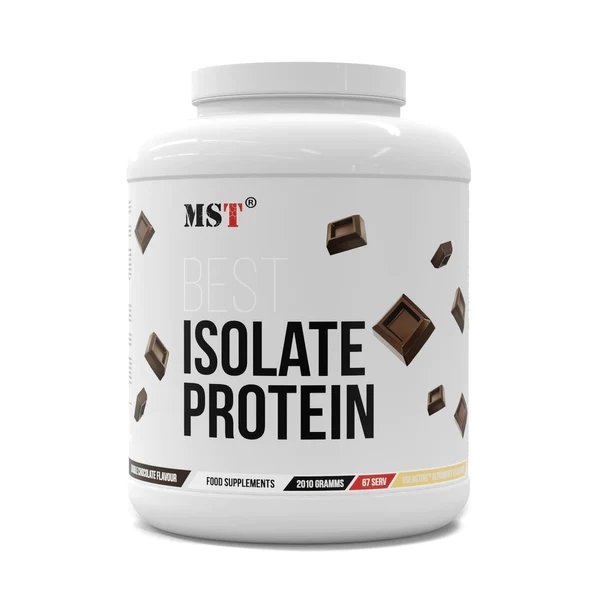 Протеин MST Best Isolate Protein, 2.01 кг Двойной шоколад,  мл, MST Nutrition. Протеин. Набор массы Восстановление Антикатаболические свойства 