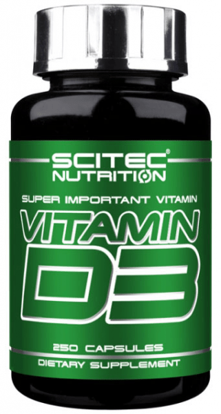 Scitec Nutrition Vitamin D3 Scitec Nutrition 250 caps, , 250 шт.