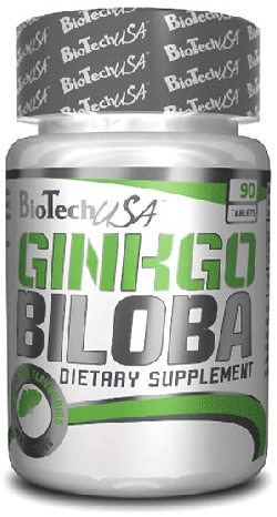 Ginkgo Biloba, 90 pcs, BioTech. Special supplements. 