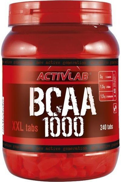 BCAA 1000 XXL, 240 pcs, ActivLab. BCAA. Weight Loss recovery Anti-catabolic properties Lean muscle mass 
