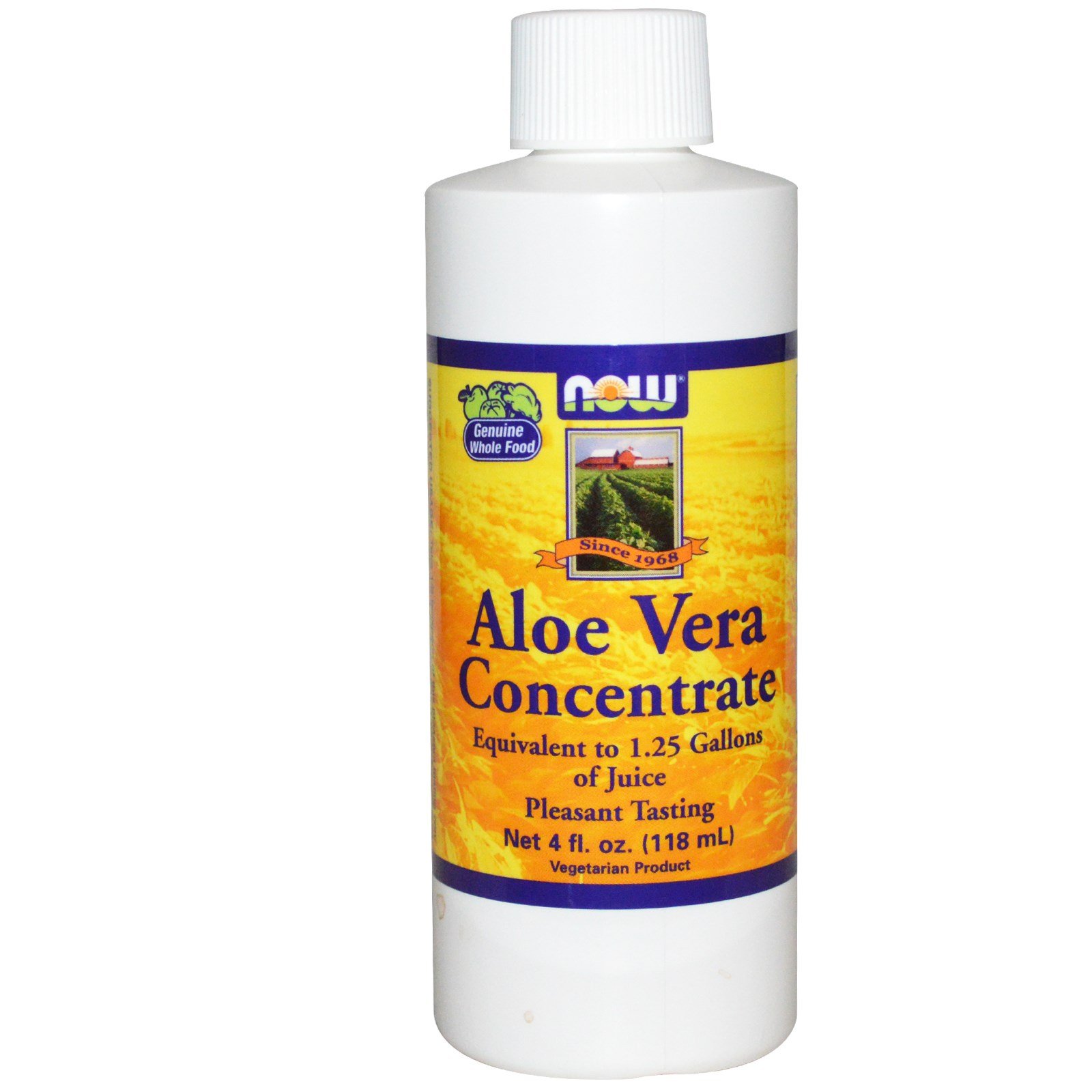 Aloe Vera Concentrate, 118 мл, Now. Спец препараты. 