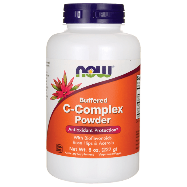 Buffered C-Complex Powder, 227 г, Now. Витамин C. Поддержание здоровья Укрепление иммунитета 