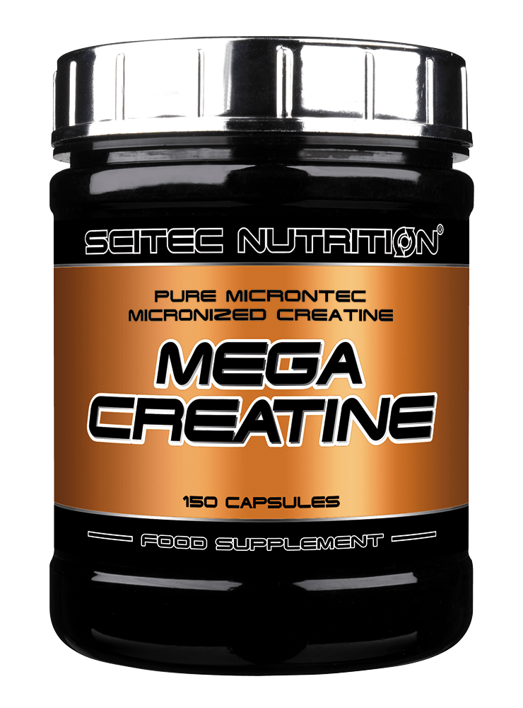 Mega Creatine, 150 шт, Scitec Nutrition. Креатин моногидрат. Набор массы Энергия и выносливость Увеличение силы 