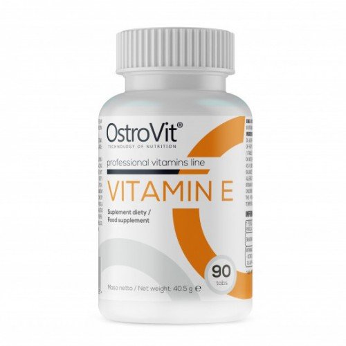 Витамины и минералы OstroVit Vitamin E, 90 таблеток,  мл, OstroVit. Витамин E. Поддержание здоровья Антиоксидантные свойства 