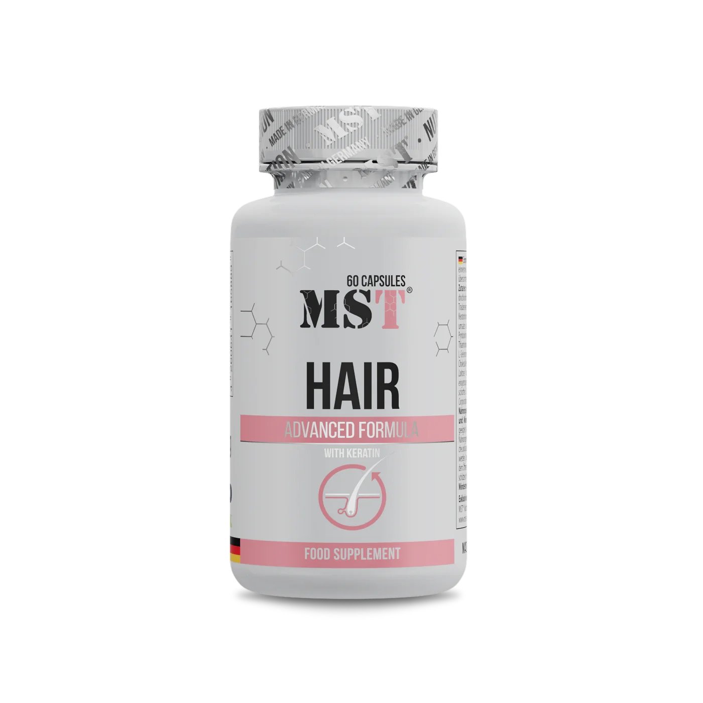 MST Nutrition Витамины и минералы MST Hair Advanced Formula, 60 капсул, , 