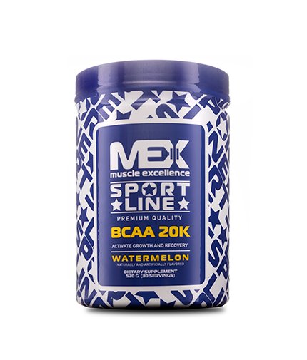 BCAA 20K, 520 г, MEX Nutrition. BCAA. Снижение веса Восстановление Антикатаболические свойства Сухая мышечная масса 