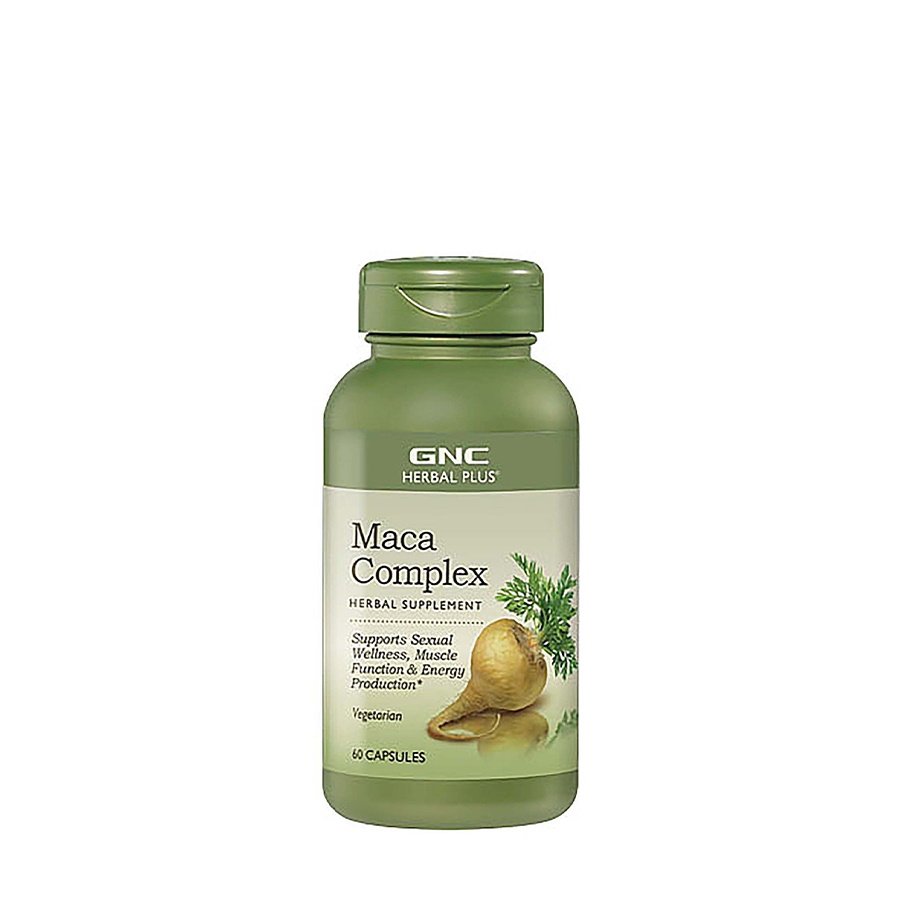 GNC Натуральная добавка GNC Herbal Plus Maca Complex, 60 капсул, , 