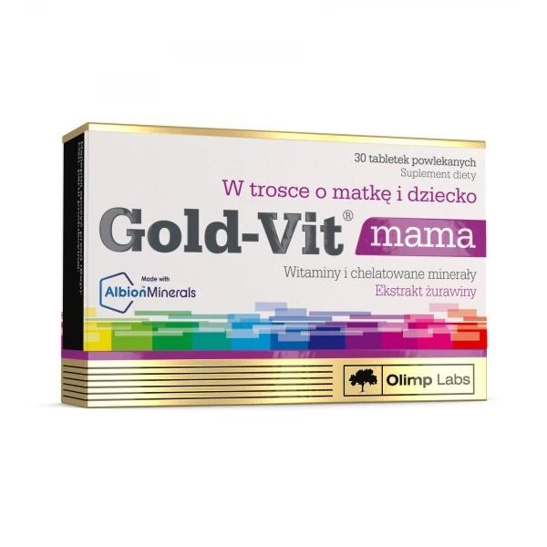 Витамины и минералы Olimp Gold-Vit for Mama, 30 таблеток,  мл, Olimp Labs. Витамины и минералы. Поддержание здоровья Укрепление иммунитета 