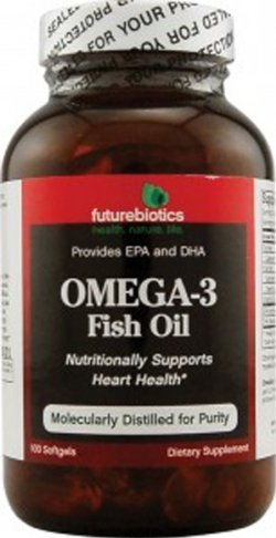 Omega 3, 100 pcs, Futurebiotics. Omega 3 (Fish Oil). General Health Ligament and Joint strengthening Skin health CVD Prevention Anti-inflammatory properties 