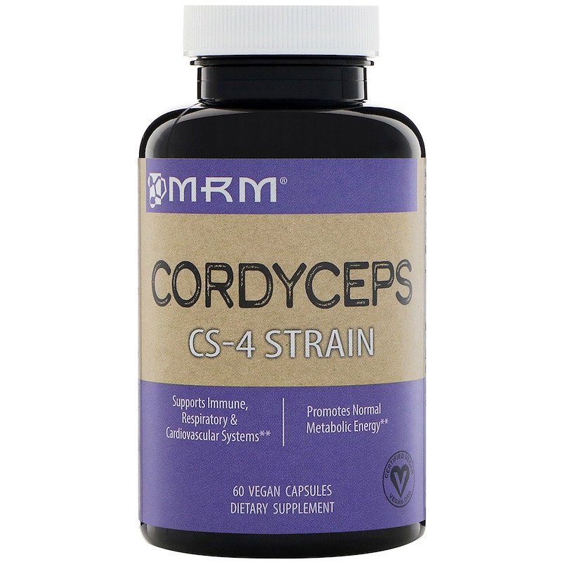 Cordyceps CS-4 Strain MRM 60 Veggie Caps,  мл, MRM. Спец препараты. 